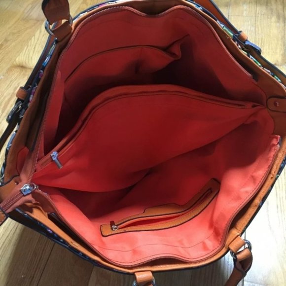 Biacci Woven Magazine Tote Shoulder Bag - Picture 5 of 5